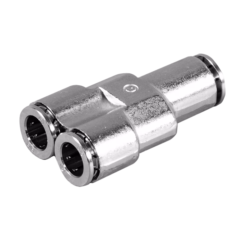 Slip lock union Y