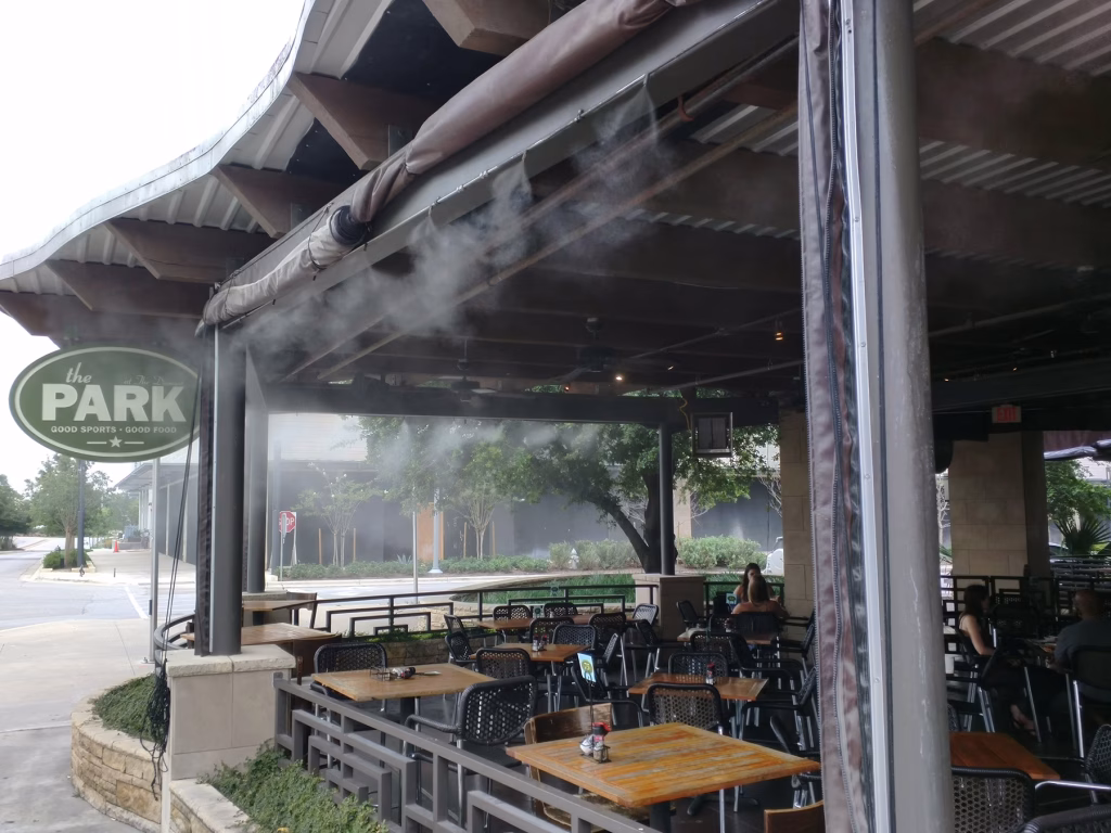 Linear Misting at The Park