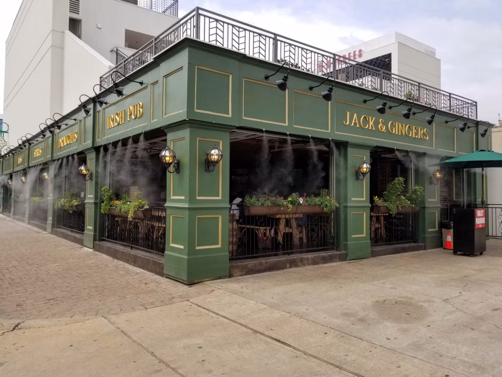 Linear Misting at Jack & Gingers Houston