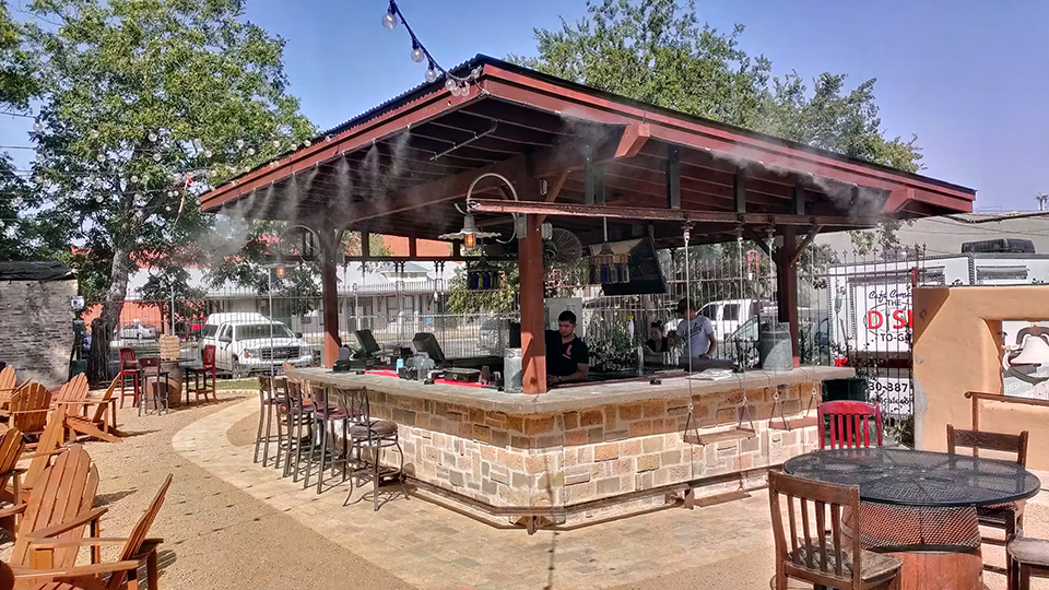 Linear Misting at The Pourhaus